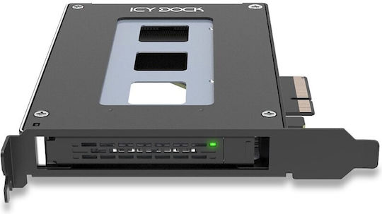 Αξεσουάρ Σκληρών Δίσκων Icydock 1x M.2 Nvme To Pcie 4.0x 4 Card W Tray