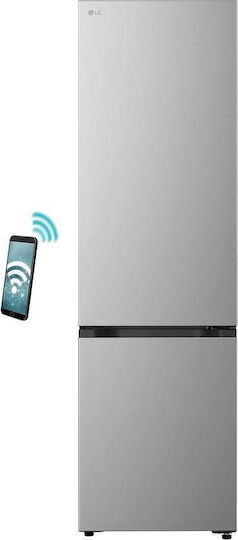 LG Ψυγειοκαταψύκτης 262lt Total NoFrost Υ203xΠ59.7xΒ67.4εκ. Ασημί GBBS322APY