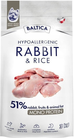 Baltica 3kg Ξηρά Τροφή Σκύλων με Κουνέλι, Λαγό και Ρύζι