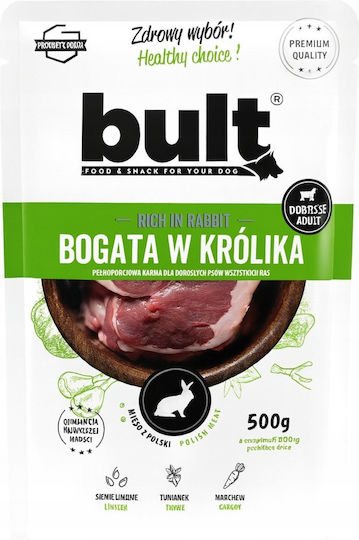 Bult Υγρή Τροφή Σκύλων σε Φακελάκι με Κουνέλι 500gr