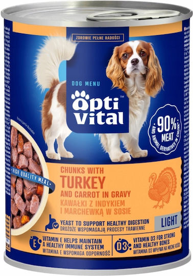 Pan Miesko Υγρή Τροφή Σκύλων σε Κονσέρβα με Γαλοπούλα 415gr