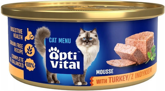 Whiskas Υγρή Τροφή για Ενήλικες Γάτες σε Κονσέρβα με Γαλοπούλα 85gr