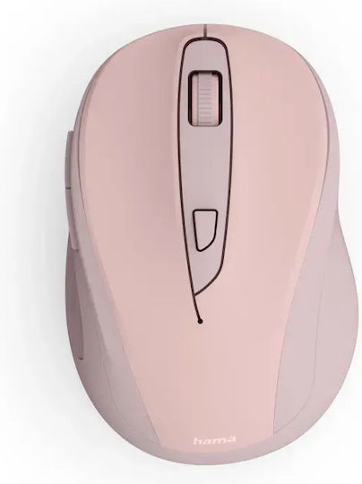 HAMA WM-400 Ασύρματο Εργονομικό Ποντίκι Ροζ