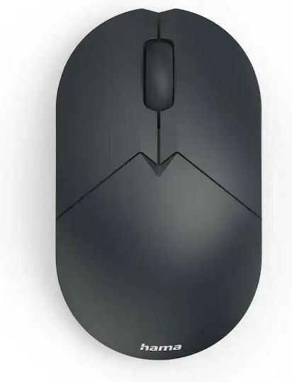 HAMA WM-150 Ασύρματο Εργονομικό Ποντίκι για Αριστερόχειρες Μαύρο