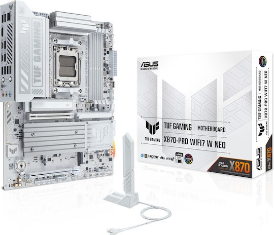 Asus TUF Gaming X870-PRO WIFI7 W NEO Motherboard ATX με AMD AM5 Socket 90MB1NY0-M0EAY0