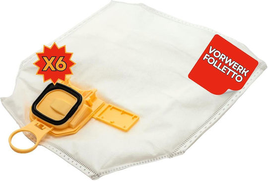 Σάκοι Ηλεκτρικής Σκούπας Elettrocasa Fw 7 Tnt Συμβατοί Συσκευασία 6 Τεμαχίων