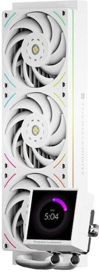 Thermalright Peerless Vision UB Υδρόψυξη Επεξεργαστή Τριπλού Ανεμιστήρα 120mm για Socket AM4/AM5/1700/1200/115x με ARGB Φωτισμό Λευκή