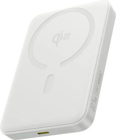 Baseus Enerfill FM12 MagSafe Power Bank 10000mAh 22.5W με Θύρα USB-C Λευκό