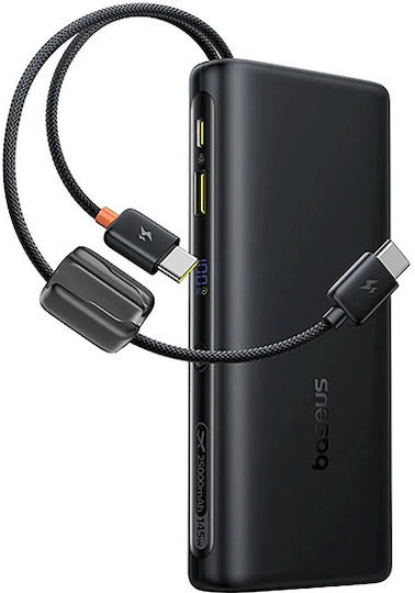 Baseus EnerFill FC41 Power Bank 25000mAh 145W με Θύρα USB-A και Θύρα USB-C Μαύρο