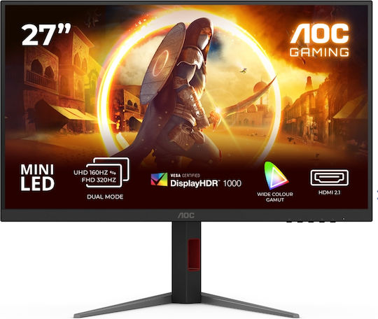 AOC U27G4XM IPS HDR Gaming Monitor 27" 4K 3840x2160 160Hz με Χρόνο Απόκρισης 1ms GTG