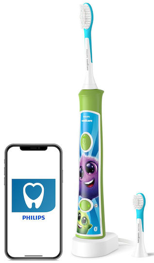 Philips Sonicare Παιδική Ηλεκτρική Οδοντόβουρτσα με Χρονόμετρο με Ανταλλακτικά & Θήκη Ταξιδίου