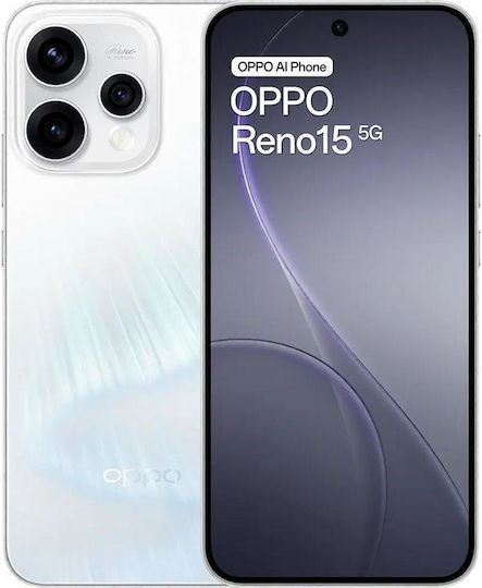 Oppo Reno15 5G Dual SIM (8/512GB) Aurora White