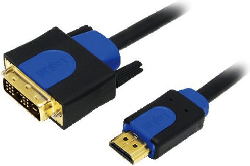 LogiLink Cable DVI-D male - HDMI male 3m (CHB3103)