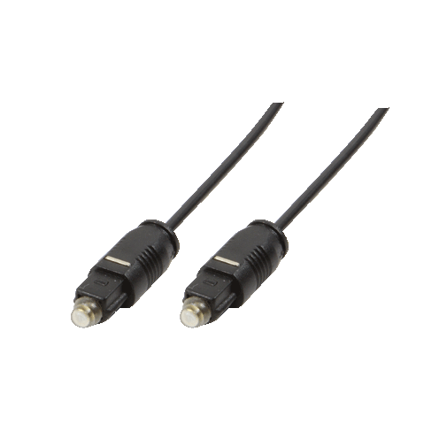 LogiLink Optical Audio Cable TOS male - TOS male Μαύρο 2m (CA1008)