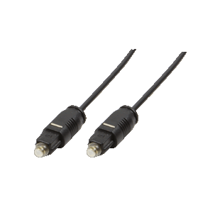 LogiLink Optical Audio Cable TOS male - TOS male Μαύρο 5m (CA1010)