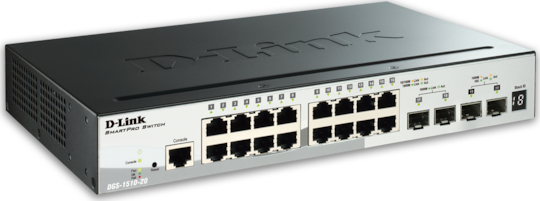 D-Link DGS-1510-20 Unmanaged L2 Switch με 16 Θύρες Gigabit (1Gbps) Ethernet και 4 SFP Θύρες