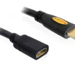 DeLock HDMI 2.0 Cable HDMI male - HDMI female 1m Μαύρο (83079)
