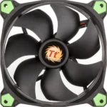 Thermaltake Riing 14 LED Green Case Fan 140mm με Πράσινο Φωτισμό και Σύνδεση 3-Pin