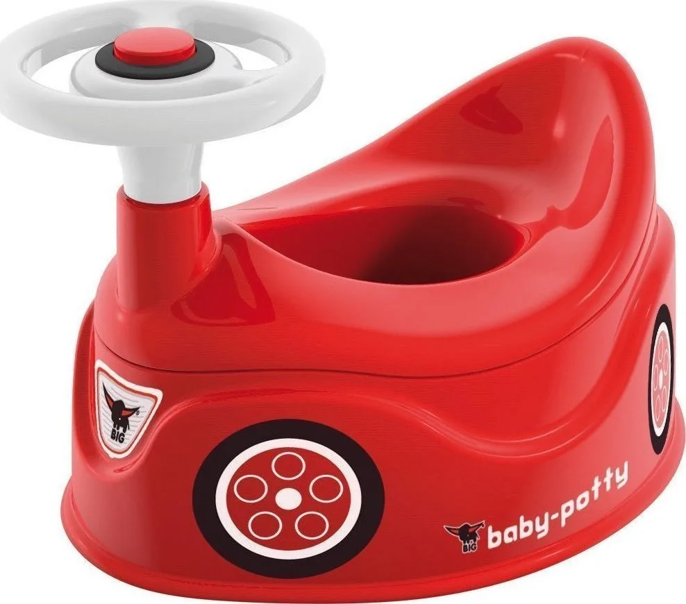 20150921171647_big_toys_big_baby_potty Big Γιο Γιο με Τιμόνι Bobby Car Κόκκινο έως 30kg 56801 - Image 1
