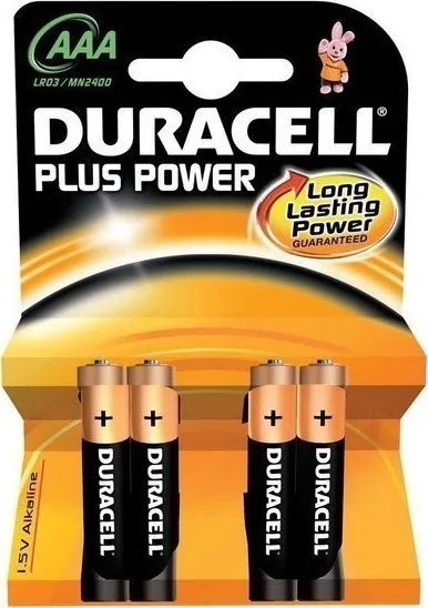 20160517133431_duracell_plus_power_aaa_4tmch Duracell Plus Power Αλκαλικές Μπαταρίες AAA 1.5V 4τμχ - Image 1