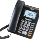 MaxCom MM28D Ενσύρματο Τηλέφωνο Γραφείου Μαύρο