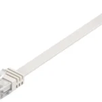 Goobay Flat U/UTP Cat.6 Καλώδιο Δικτύου Ethernet 10m Λευκό 1τμχ 95156