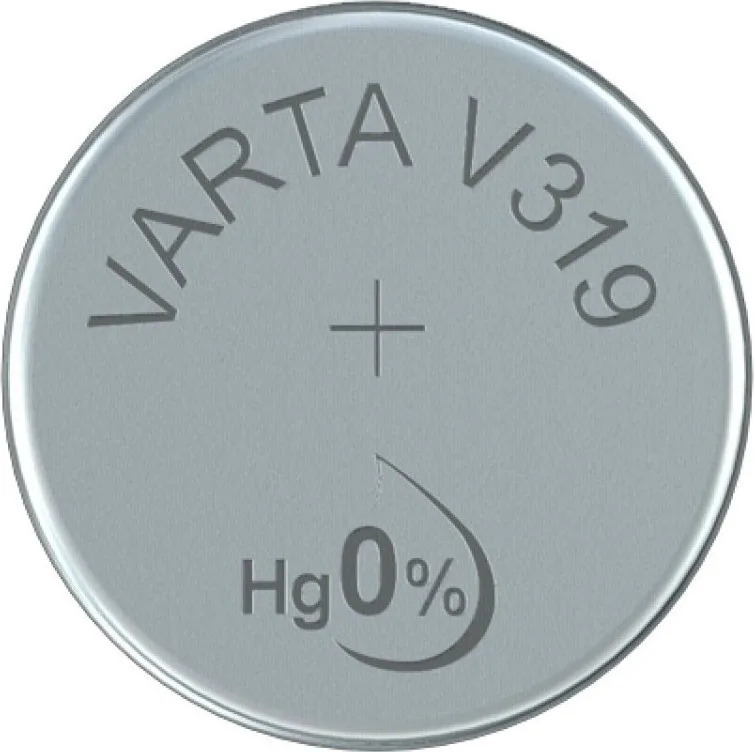 20161229140804_varta_watch_v319_sr64_1tmch Varta V319 Μπαταρία Silver Oxide Ρολογιών SR64 1.55V 1τμχ - Image 1
