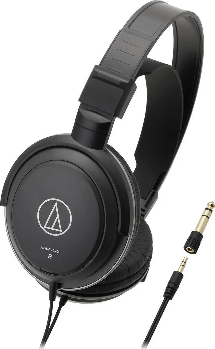 20170127134340_audio_technica_ath_avc200 Audio Technica ATH-AVC200 Ενσύρματα Over Ear Ακουστικά Μαύρα - Image 1