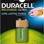 Duracell Recharge Ultra Επαναφορτιζόμενη Μπαταρία 9V Ni-MH 170mAh 1τμχ