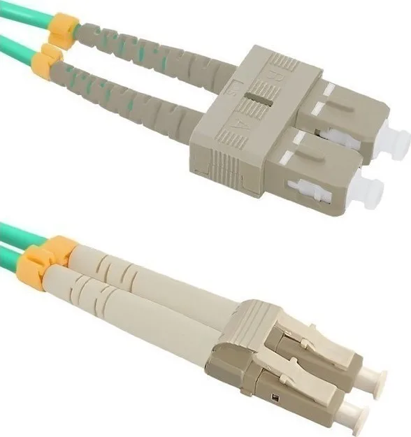 20170628110709_139dd0b0 Qoltec Optical Fiber LC-SC Cable 5m Τιρκουάζ (54351) - Image 1