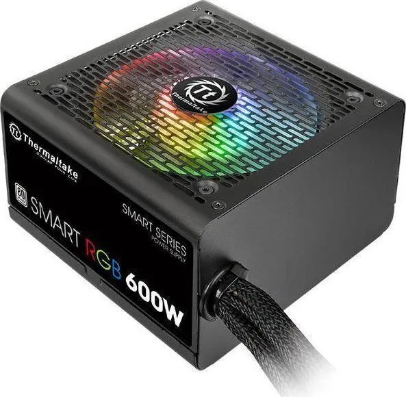 20170901095722_thermaltake_smart_rgb_600w Thermaltake Smart RGB 600W Μαύρο Τροφοδοτικό Υπολογιστή Full Wired 80 Plus Standard - Image 1