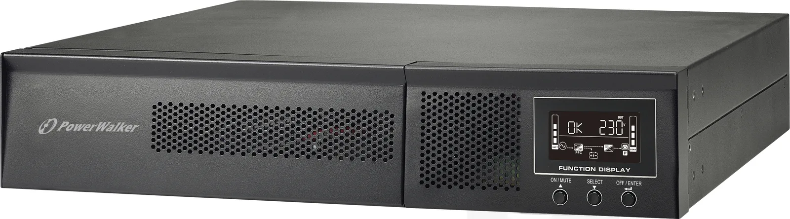 20171011163854_powerwalker_vfi_1000_rmg_pf1 Powerwalker VFI 1000 RMG PF1 Mini UPS On-Line 1000VA 1000W με 8 IEC Πρίζες - Image 1