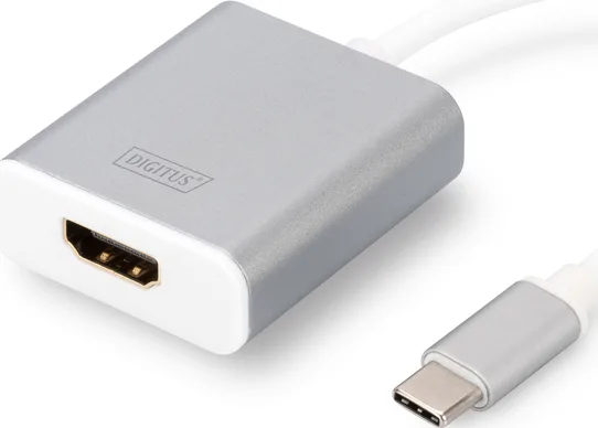 20180508110202_digitus_vga_male_hdmi_female_da_70836 Digitus Μετατροπέας USB-C male σε HDMI female Λευκό 1τμχ DA-70836 - Image 1