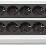 Brennenstuhl Πολύπριζο 16 Θέσεων με USB-A, Διακόπτη και Καλώδιο 3m 1391000916