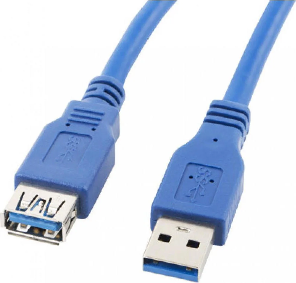 20190321113935_lanberg_usb_3_0_cable_usb_a_male_usb_a_female_3m_ca_us3e_10cc_0030_b Lanberg USB 3.0 Cable USB-A male - USB-A female 3m (CA-US3E-10CC-0030-B) - Image 1
