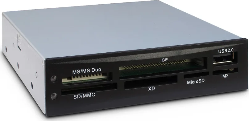 20190328120755_inter_tech_ci_02 Inter-Tech CI-02 Εσωτερικό Card Reader USB 2.0 για SD/microSD/MemoryStick/xD - Image 1