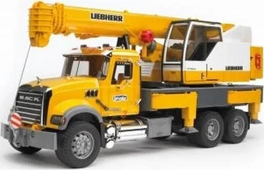 20190403121826_bruder_mack_granite_liebherr_crane_truck Bruder Mack Granite Liebherr Crane Truck Γερανός 1:16 για 3+ Ετών - Image 1