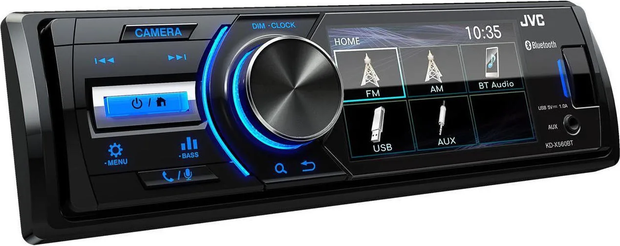 20190423095810_jvc_kd_x560bt JVC Ηχοσύστημα Αυτοκινήτου 1DIN (Bluetooth/USB) KD-X560BT - Image 1