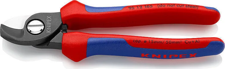 20190726165856_knipex_psalidi_kalodion_165mm_95_12_165_9600174 Knipex Κόφτης Καλωδίων Ηλεκτρολόγου Μήκους 165mm 95 12 165 - Image 1