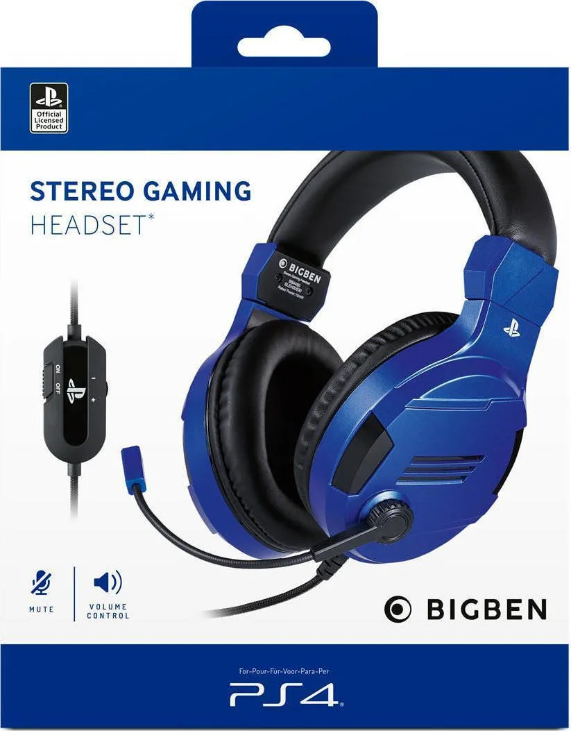 20191129113831_bigben_interactive_ps4_gaming_headset_v_3_blue Bigben Interactive Interactive V3.0 Over Ear Gaming Headset με σύνδεση 3.5mm Μπλε - Image 1
