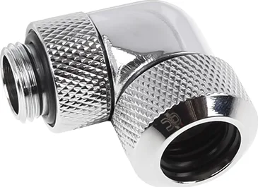 20191205131758_alphacool_icicle_13mm_hardtube_screw_cap_90_degree_rotatable_g1_4_chrome Alphacool Icicle 13mm HardTube Screw Cap 90 Degree Rotatable G1 / 4 Chrome - Image 1