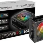 Thermaltake Litepower RGB 650W Μαύρο Τροφοδοτικό Υπολογιστή Full Wired