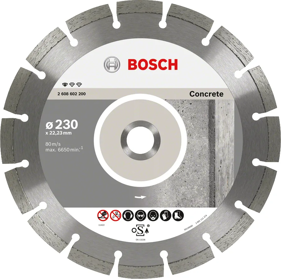 20200330124811_bosch_diamantodiskos_standard_for_concrete_230mm_2608602200_1tmch Bosch Standard Δίσκος Κοπής Δομικών Υλικών 230mm 2608602200 - Image 1