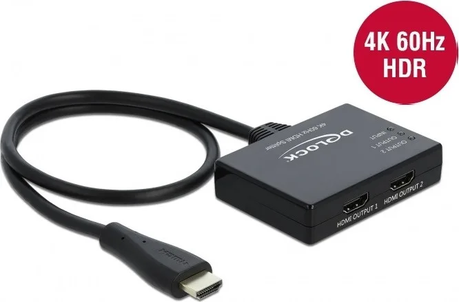 20200330133127_delock_hdmi_splitter_1_in_2_out_4k_60hz_87747 DeLock 1 in > 2 out 4K 60Hz HDMI Splitter 87747 - Image 1