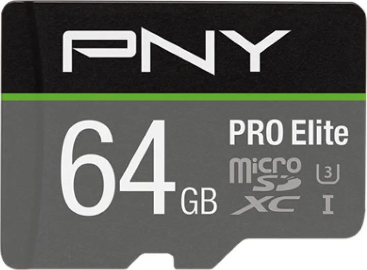 20200603113011_pny_pro_elite_microsdxc_64gb_u3_v30_a1_with_adapter PNY Pro Elite microSDXC 64GB U3 V30 A1 UHS-I 100MB/sμε αντάπτορα - Image 1