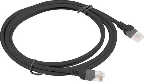 20200610165315_aa86218b Lanberg U/UTP Cat.6 Καλώδιο Δικτύου Ethernet 2m Μαύρο 1τμχ PCU6-10CC-0200-BK - Image 1
