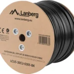 Lanberg U/UTP Cat.5e Καλώδιο Δικτύου Ethernet χωρίς ακροδέκτες 305m Μαύρο 1τμχ LCU5-30CU-0305-BK