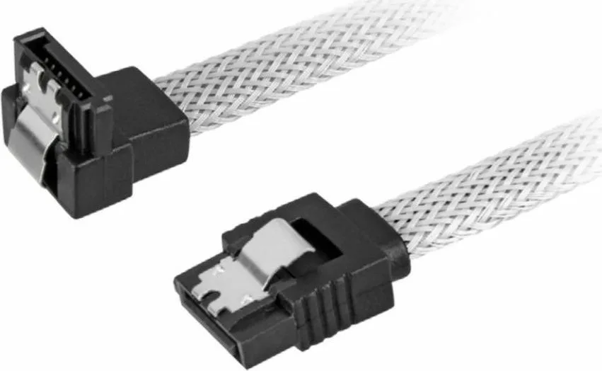 20200818161107_sharkoon_7_pin_sata_iii_7_pin_sata_iii_angle_90_cable_0_45m_leyko Sharkoon 7-Pin SATA III - 7-Pin SATA III Angle (90°) Cable 0.45m Λευκό - Image 1