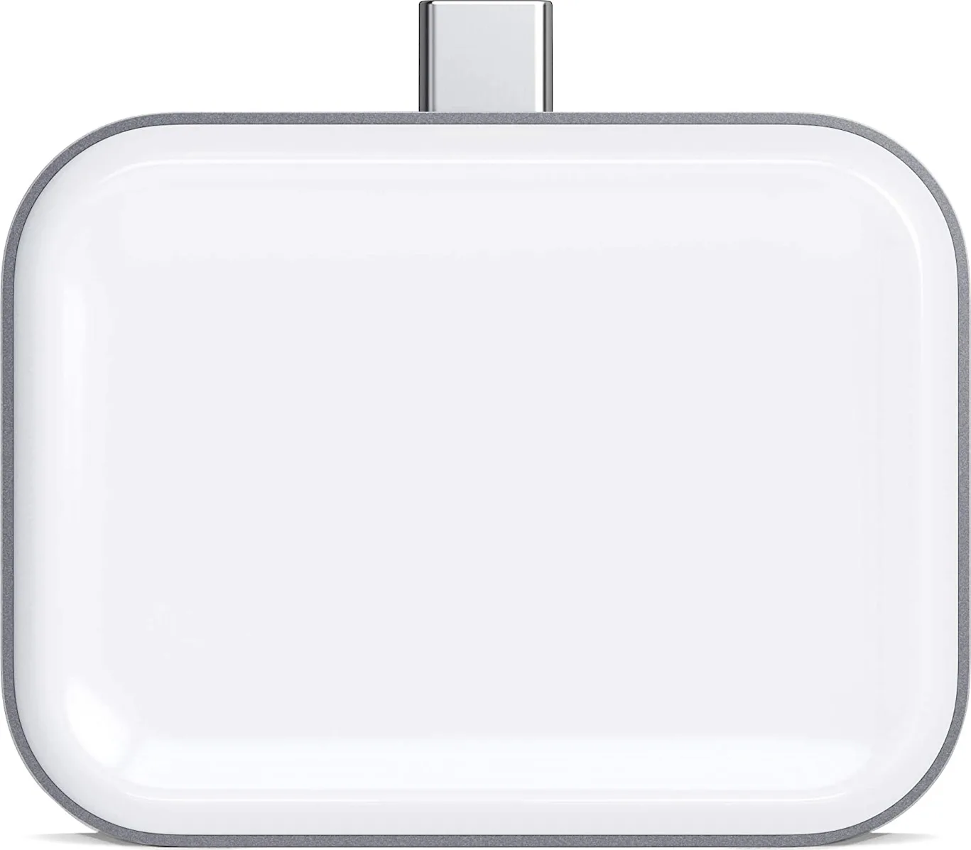 Satechi USB-C Wireless Charging Dock Βάση Φόρτισης σε Γκρι χρώμα για Apple AirPods - Image 1