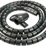 Lindy Σπιράλ Καλωδίων 25mm 5m Μαύρο 1τμχ